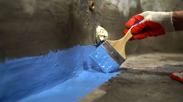 Commercial Wet Basement Repair project at a Lamont, MI business property by SJ Waterproofing Pros